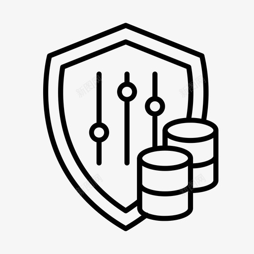 设置数据安全gdpr隐私策略图标svg_新图网 https://ixintu.com gdpr gdpr数据隐私安全 屏蔽 设置数据安全 隐私策略