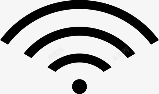 wifi连接网络图标svg_新图网 https://ixintu.com wifi 网络 连接