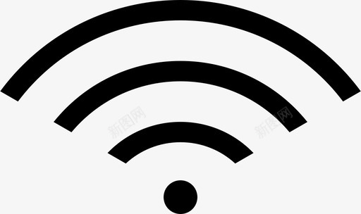 wifi连接网络图标svg_新图网 https://ixintu.com wifi 网络 连接