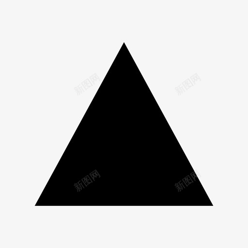 三角形酥脆图标svg_新图网 https://ixintu.com 三角形 酥脆