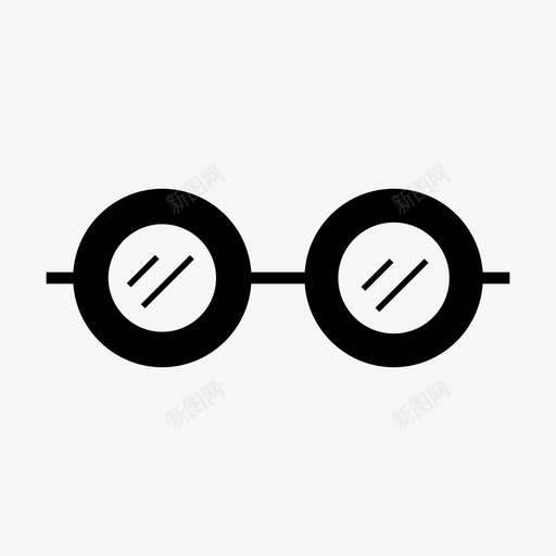 眼镜时尚风格图标svg_新图网 https://ixintu.com 时尚 生活方式 眼镜 视觉 风格