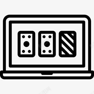 网上赌博赌场直系图标图标