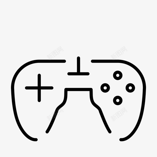游戏控制器娱乐图标svg_新图网 https://ixintu.com 娱乐 控制器 游戏