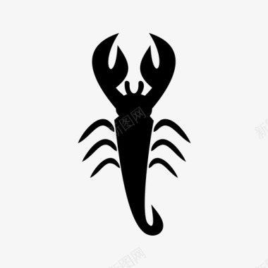 蝎子动物生物图标图标