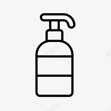 洗发水沐浴露洗手液图标图标