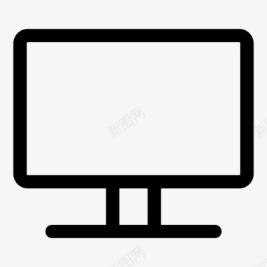 显示器电脑电脑屏幕图标图标