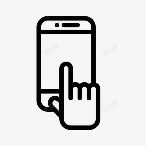 触摸屏智能手机手指手势图标svg_新图网 https://ixintu.com 刷卡 手 手势 手指 智能手机上的手势 触摸屏智能手机