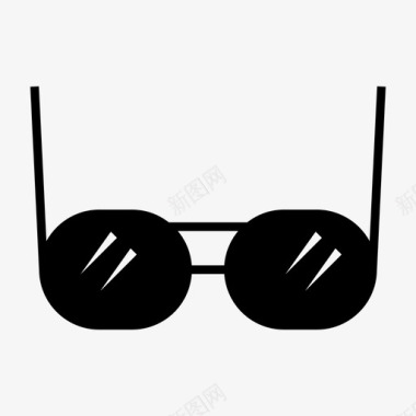 太阳镜眼镜夏季图标图标