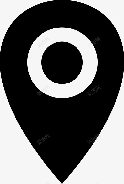 占位符gps位置图标svg_新图网 https://ixintu.com gps 位置 占位符 占位符地图点 地图 地图针