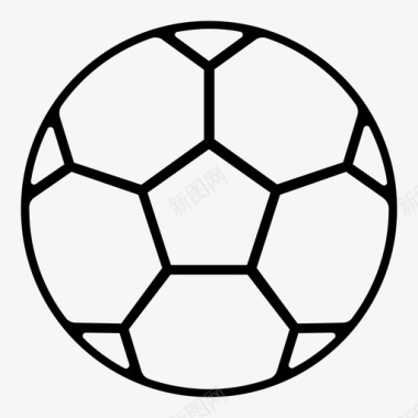 足球欧洲体育图标图标