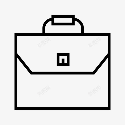 公文包包手提包图标svg_新图网 https://ixintu.com 公文包 公文包系列 包 手提包 手提箱