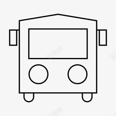 巴士巴士司机巴士站图标图标