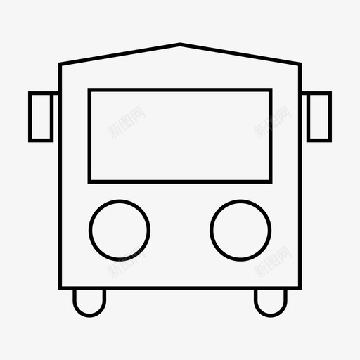 巴士巴士司机巴士站图标svg_新图网 https://ixintu.com 交通工具 巴士 巴士司机 巴士站 校车