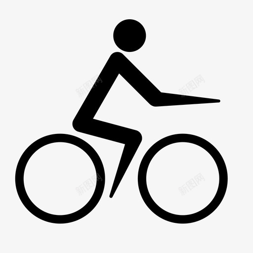 自行车骑行速度图标svg_新图网 https://ixintu.com 自行车 速度 骑行