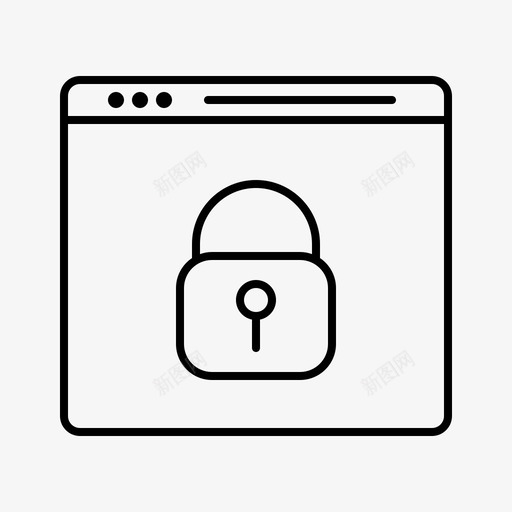 数据隐私政策浏览器gdpr图标svg_新图网 https://ixintu.com gdpr gdpr数据隐私政策大纲 保护 数据隐私政策 浏览器 锁