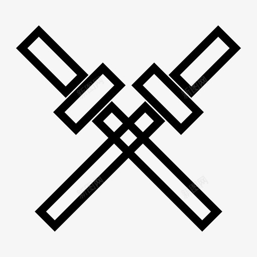 剑轮廓动作攻击图标svg_新图网 https://ixintu.com 人 剑轮廓 动作 攻击 武器 游戏和界面图标集合轮廓 集合