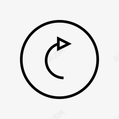 箭头光标曲线图标图标