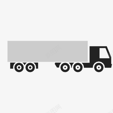 载重卡车图标图标