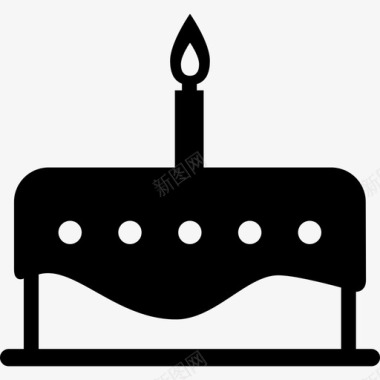 生日蛋糕周年纪念日生日图标图标
