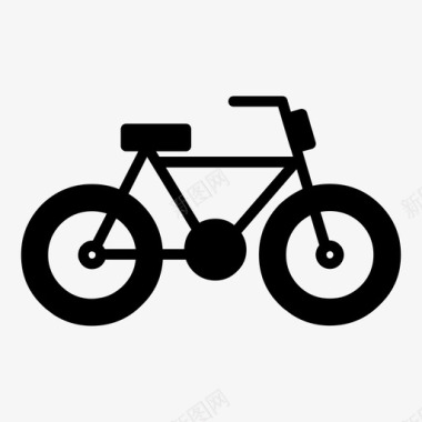 自行车环保运输图标图标