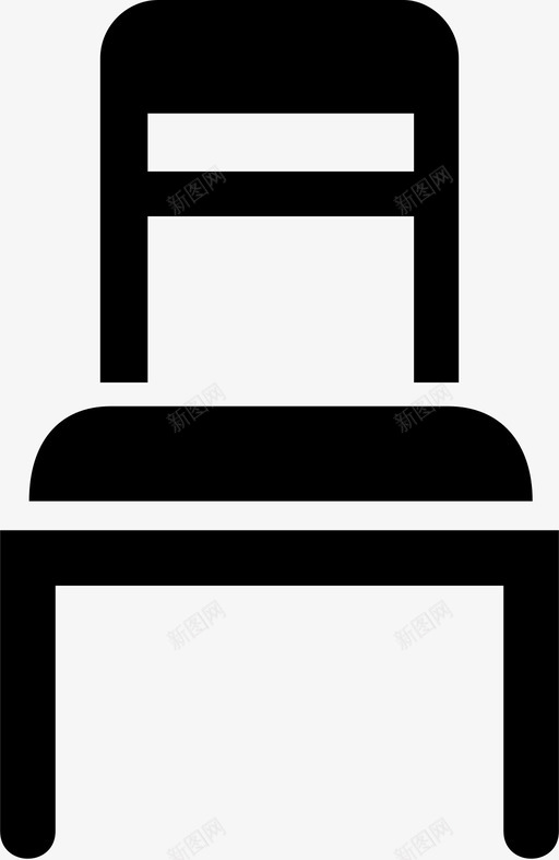椅子扶手椅家具图标svg_新图网 https://ixintu.com 办公室 家具 座位 扶手椅 椅子