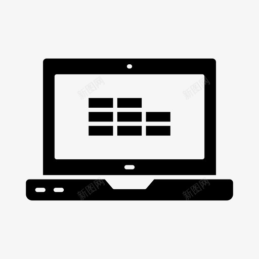 电子表格会计教育图标svg_新图网 https://ixintu.com 会计 微软 教育 电子表格 笔记本电脑