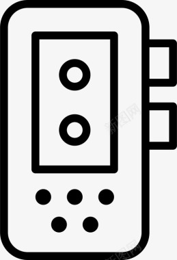 音频磁带新闻图标图标