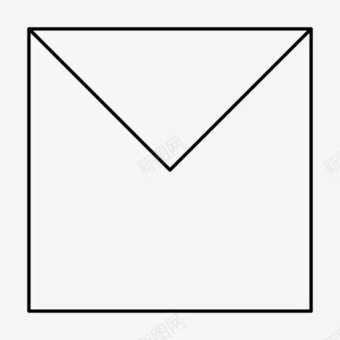电子邮件信封通用用户界面图标图标