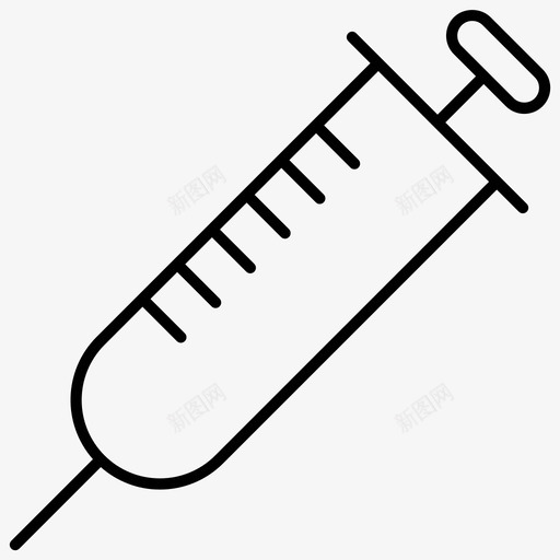 注射器疫苗药品图标svg_新图网 https://ixintu.com 注射器 疫苗 药品