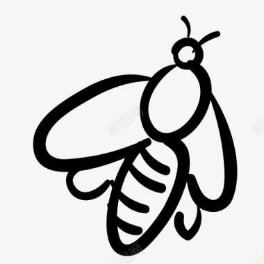 蜜蜂养蜂人昆虫图标图标