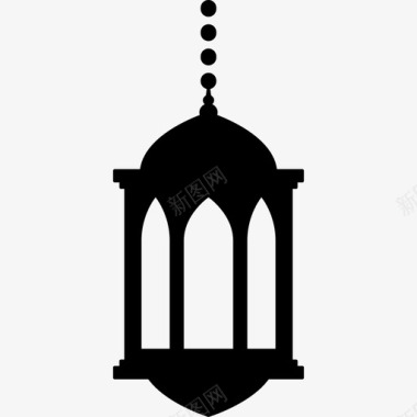 伊斯兰灯笼伊斯兰偶像图标图标