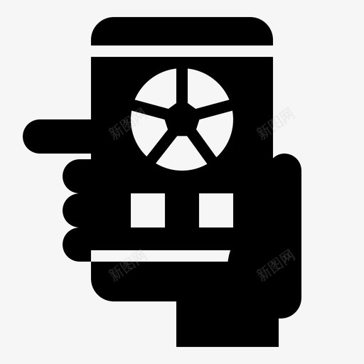 实时智能手机新闻足球图标svg_新图网 https://ixintu.com 实时智能手机 新闻 足球