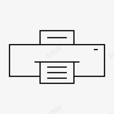 打印机办公室工具图标图标