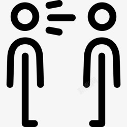 一个人举起另一个人男人对另一个人尖叫人命直系图标高清图片
