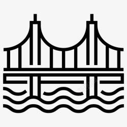 城乡景观桥梁拱门建筑图标高清图片
