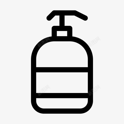 手皂洗手液消毒剂图标svg_新图网 https://ixintu.com 手皂 洗发水 洗手液 消毒剂 美容水疗系列 肥皂分配器