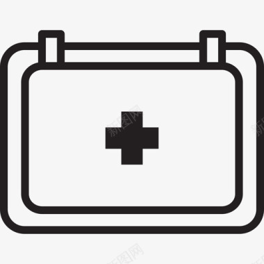 急救箱医疗用品医院用品图标图标