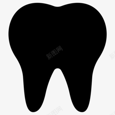 牙齿牙医牙科图标图标