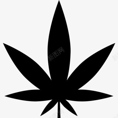 医用大麻毒品大麻图标图标