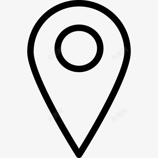 地点定位器地图和旗帜网页图标svg_新图网 https://ixintu.com 地图和旗帜 地点定位器 网页设计