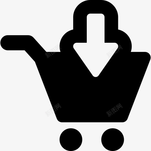 添加到购物车商业网络象形图图标svg_新图网 https://ixintu.com 商业 添加到购物车 网络象形图