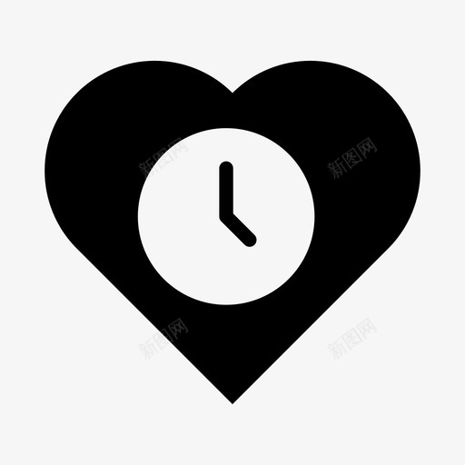 时钟爱情速度图标svg_新图网 https://ixintu.com 时钟 时钟2 时间 爱情 速度