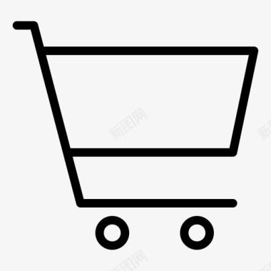 购物车电子商务商品图标图标
