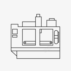 加工机械加工机械3d打印切割图标高清图片