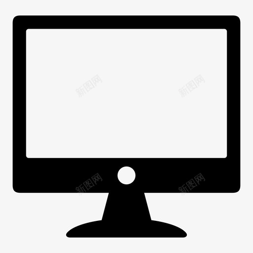 屏幕计算机桌面图标svg_新图网 https://ixintu.com 屏幕 显示器 桌面 电视 计算机 设备 通讯