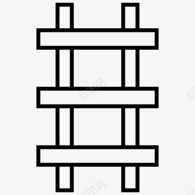 梯子结构锋利图标图标