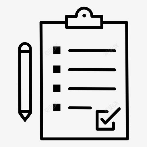 剪贴板计划质量控制图标svg_新图网 https://ixintu.com 任务列表 剪贴板 工作计划 愿景 计划 质量控制