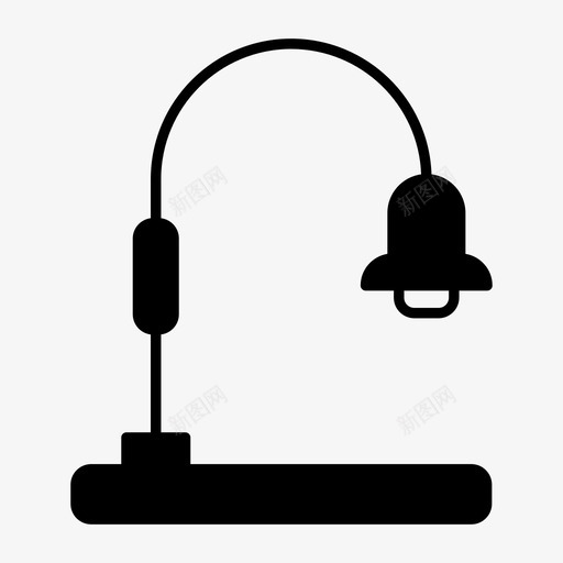 灯家具办公室图标svg_新图网 https://ixintu.com 办公室 家具 灯