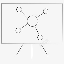 科学研讨会科学研究董事会演示图标高清图片