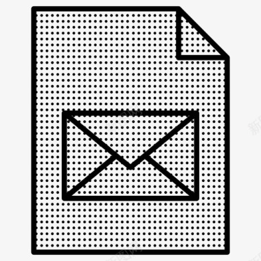 发送文件附件电子邮件图标图标